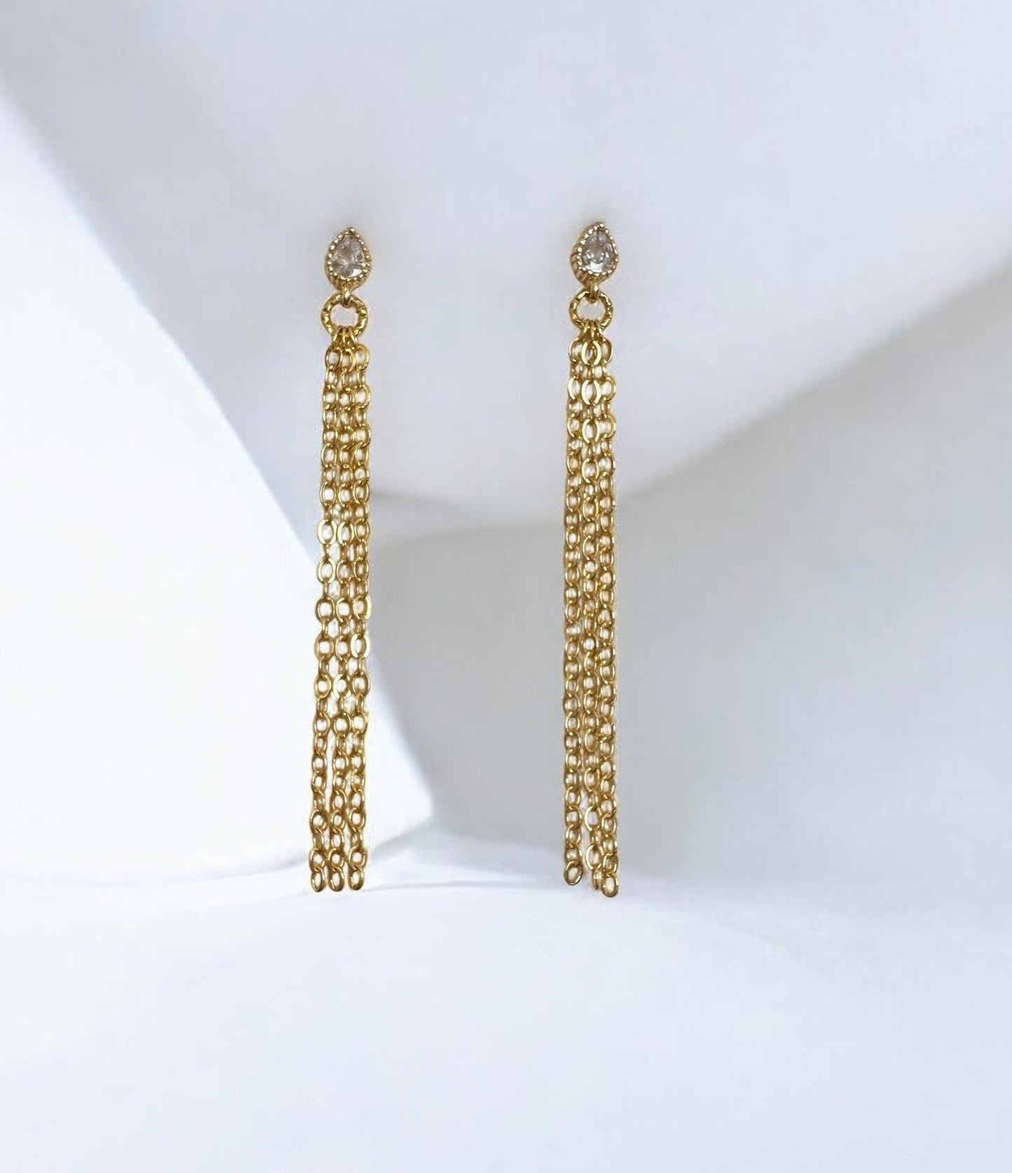 Boucles d'oreilles Orphée cascade