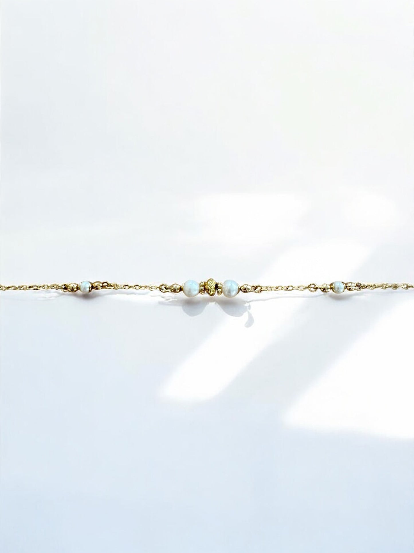 Bracelet Orphée Perles de culture sur chaîne fine