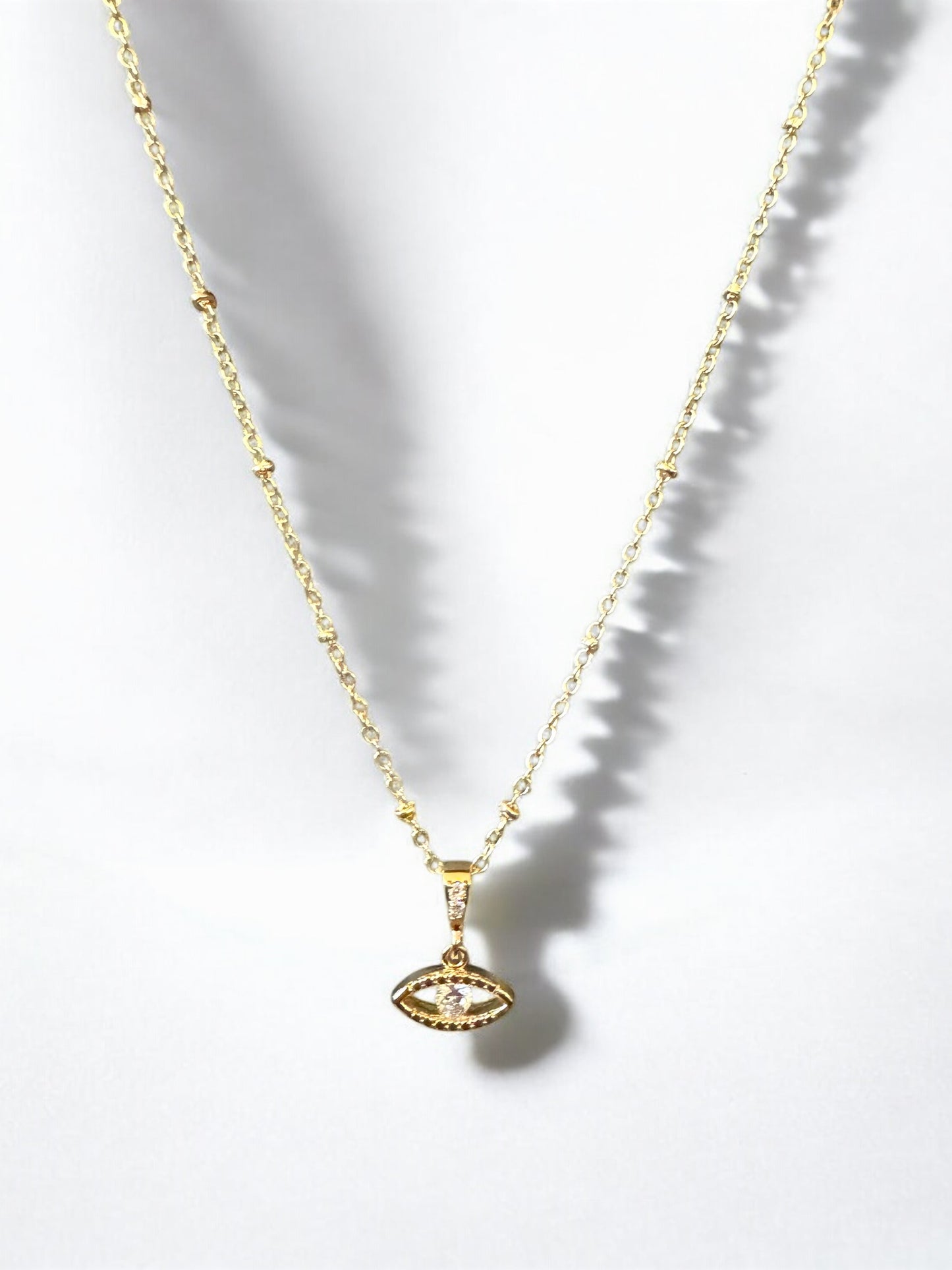 Pendentif Oeil et oxyde de zirconium