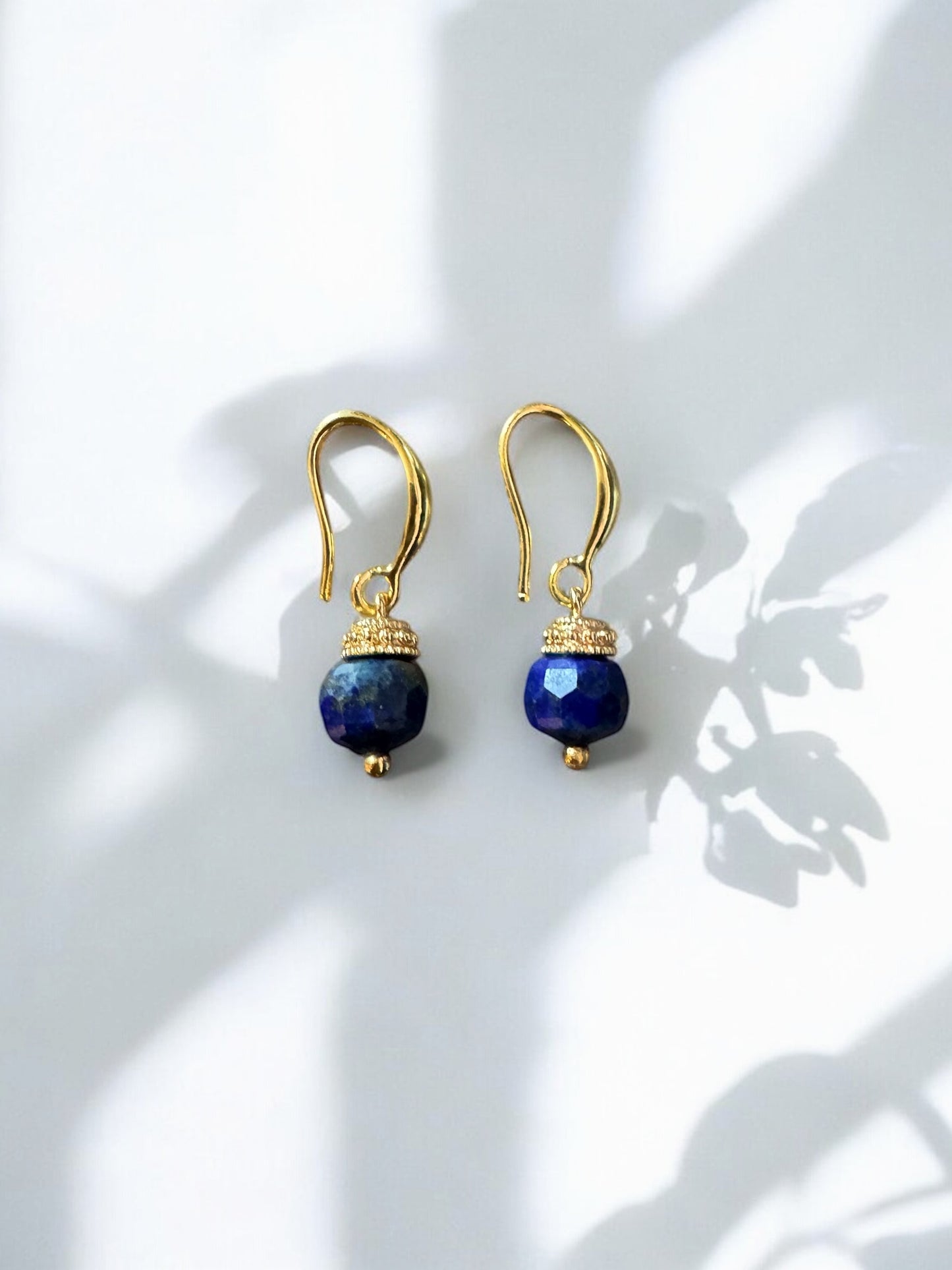 Boucles d'oreilles Olympe en Lapis lazuli