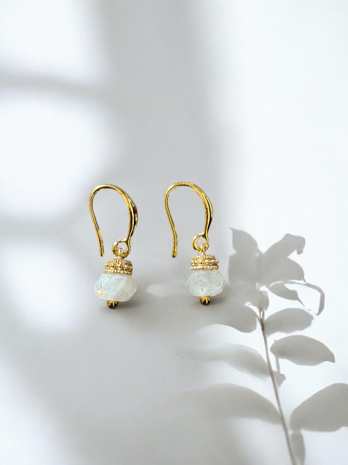 Boucles d'oreilles Olympe en Pierre de lune
