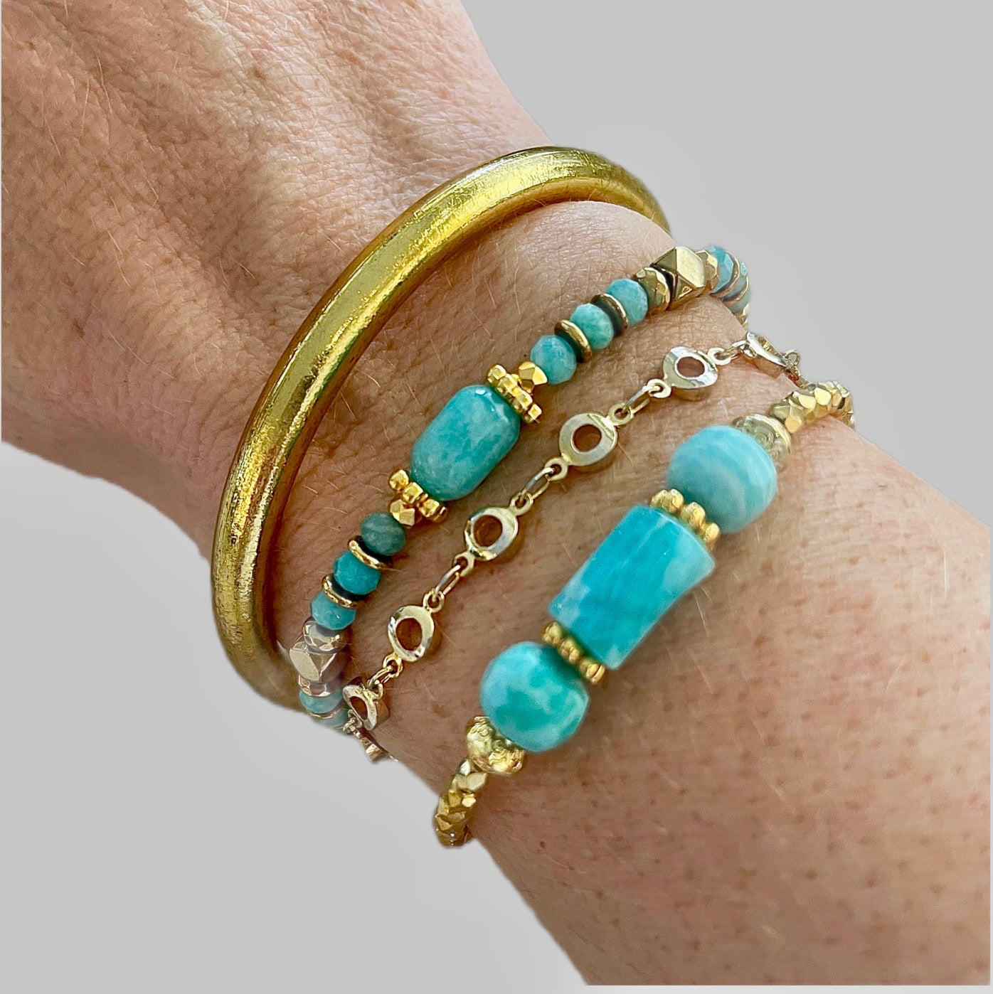 Bracelet Olympe Amazonite