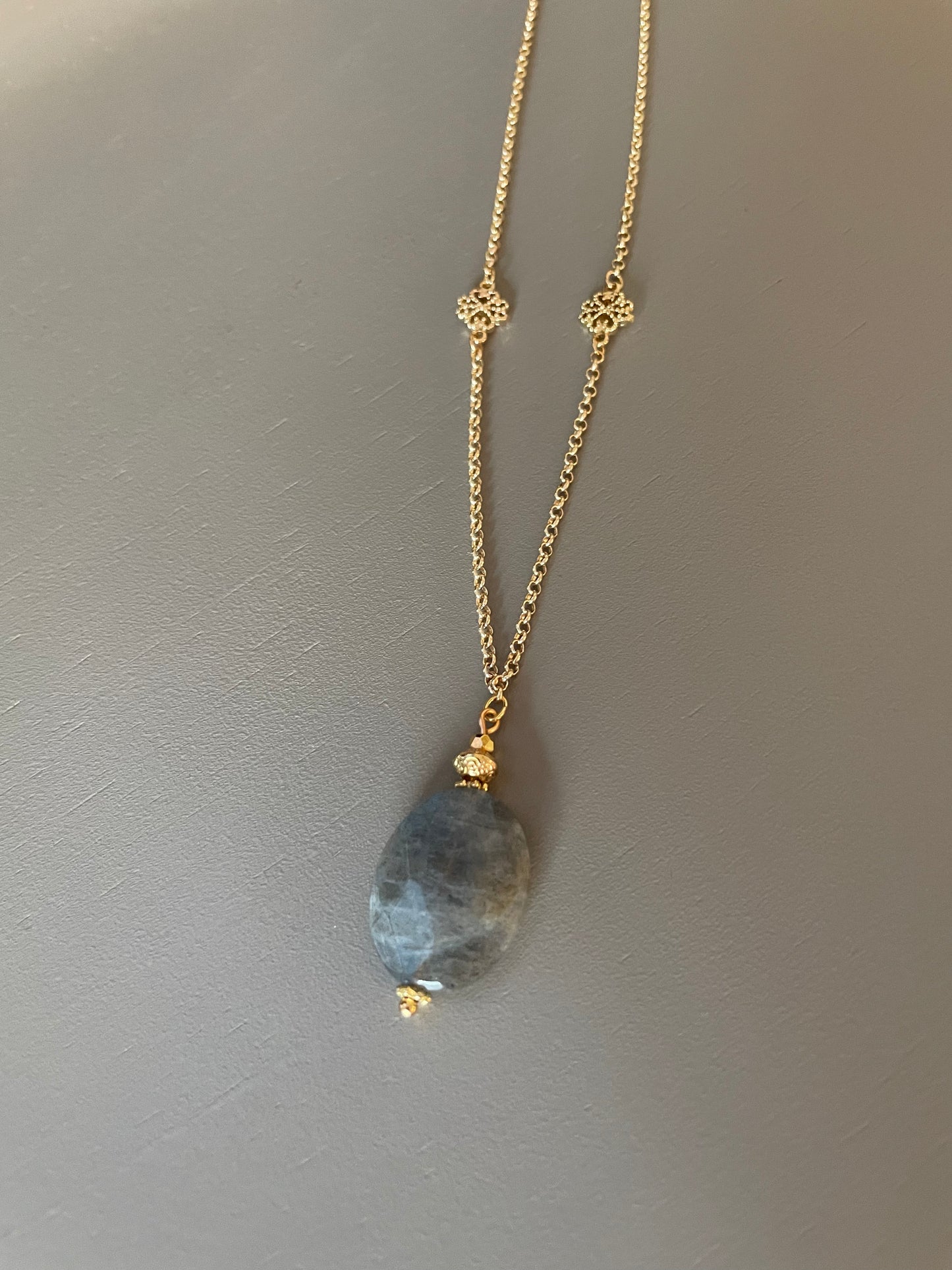 Collier Jaïpur en Labradorite