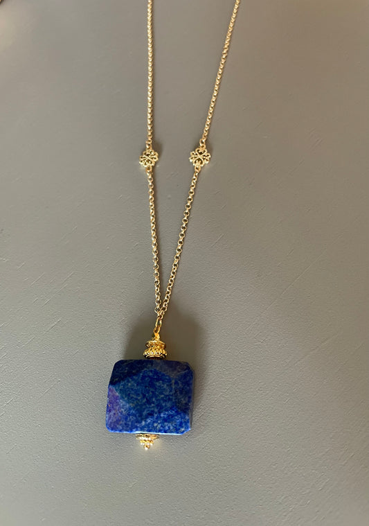 Collier Jaïpur en Lapis lazuli