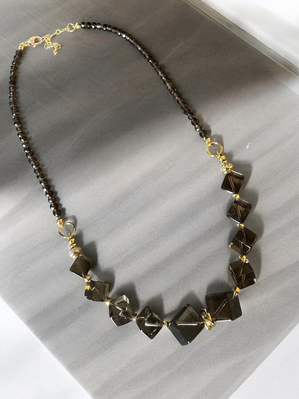 Collier Frida en Quartz fumé