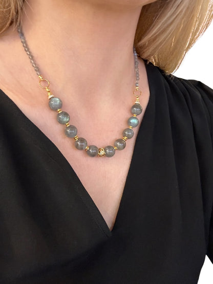 Collier Frida en Labradorite