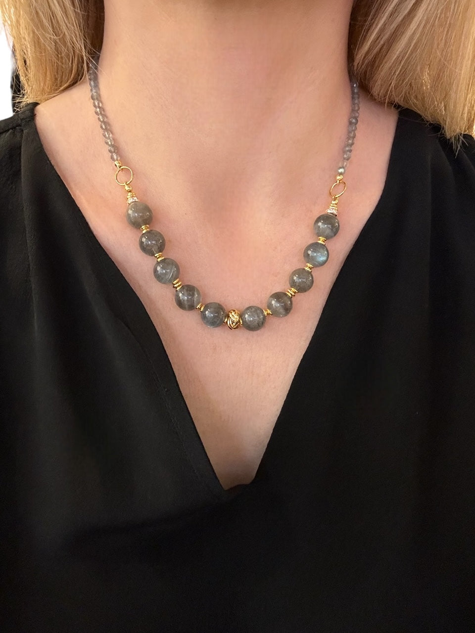 Collier Frida en Labradorite