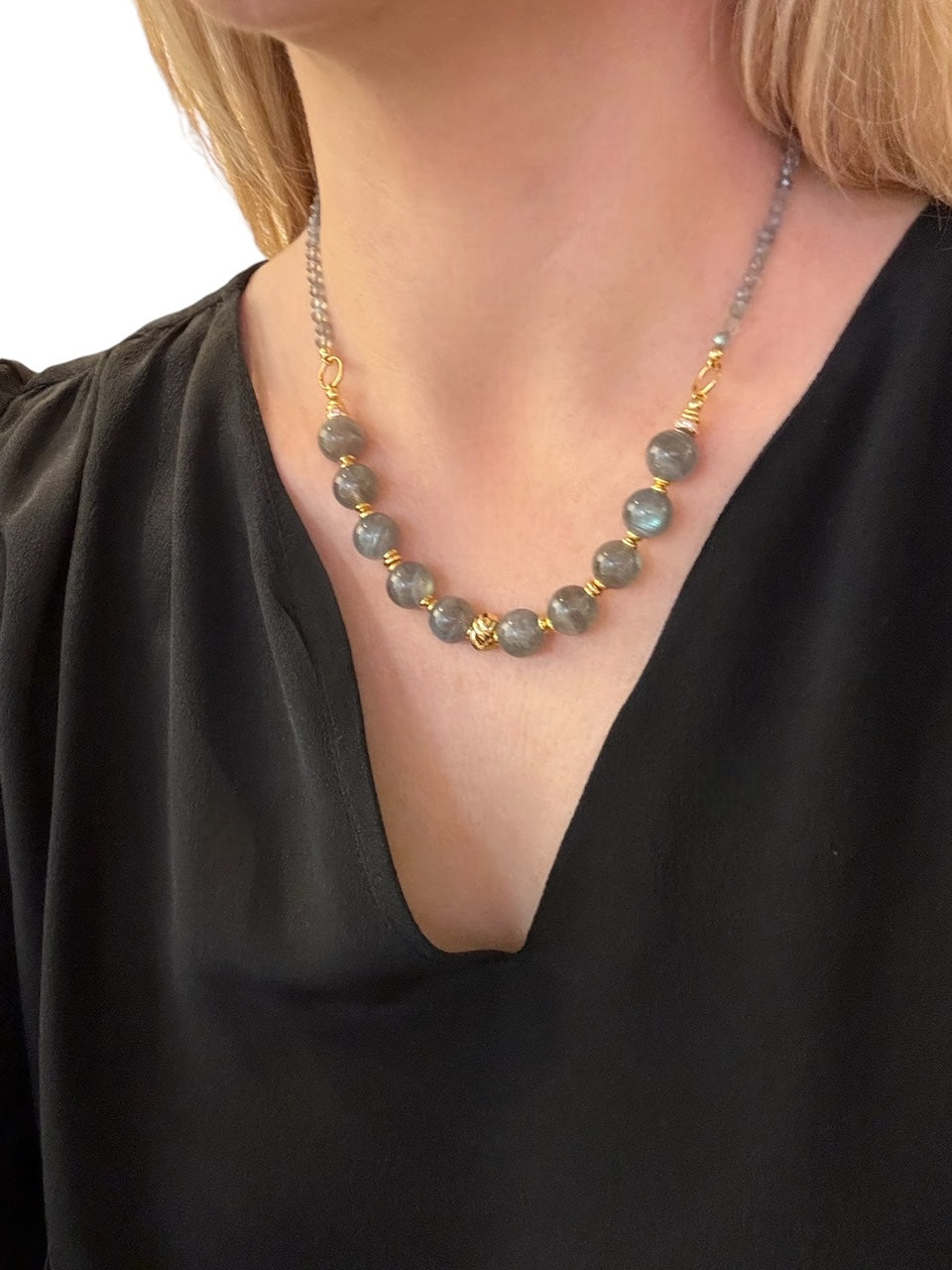 Collier Frida en Labradorite