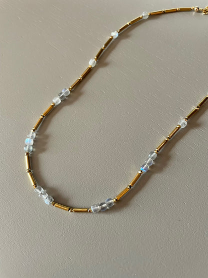 Collier Jasmine en Labradorite