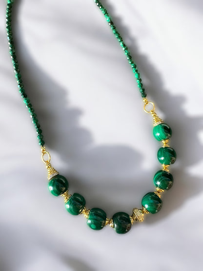 Collier Frida en Malachite