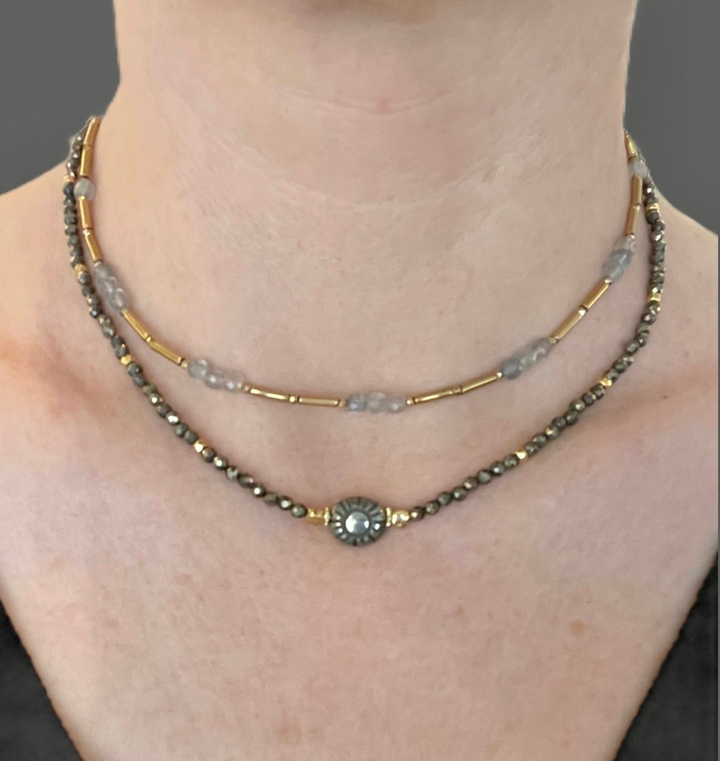 Collier Mahana en Pyrite