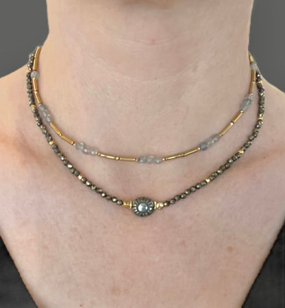 Collier Jasmine en Labradorite