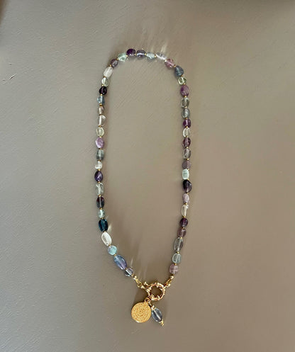 Collier Athena en Fluorite