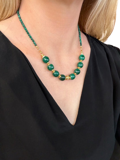 Collier Frida en Malachite