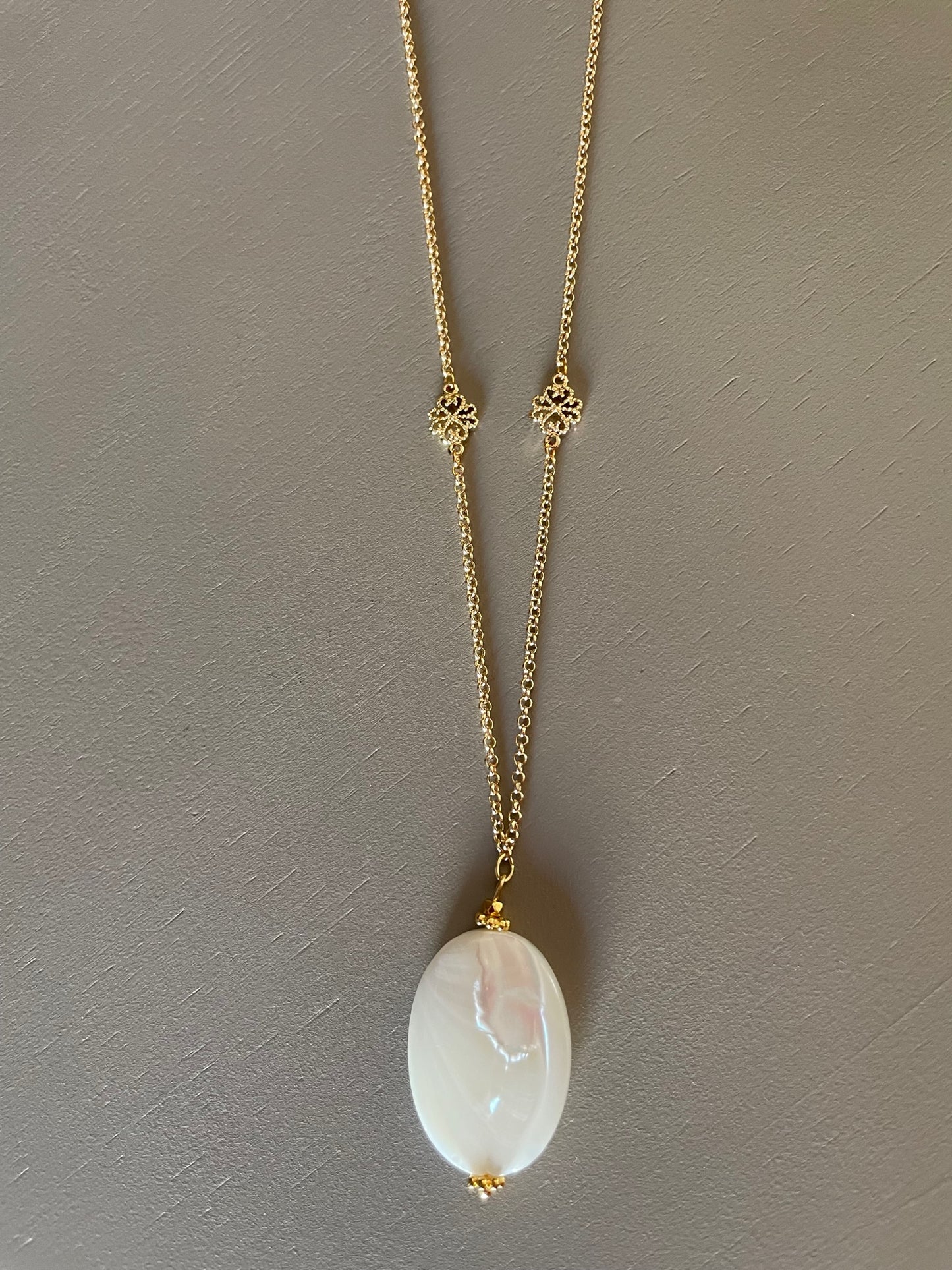 Collier Jaïpur en Nacre blanche