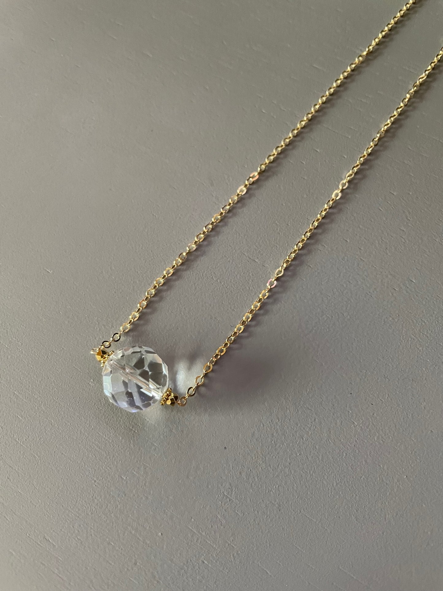 Collier Céleste en Cristal de Roche