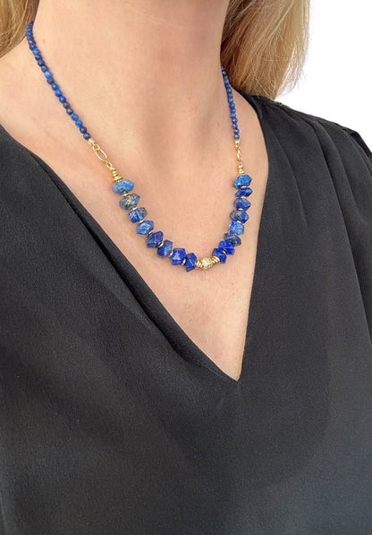 Collier Frida en Lapis lazuli