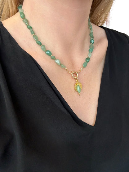 Collier Athena en Aventurine