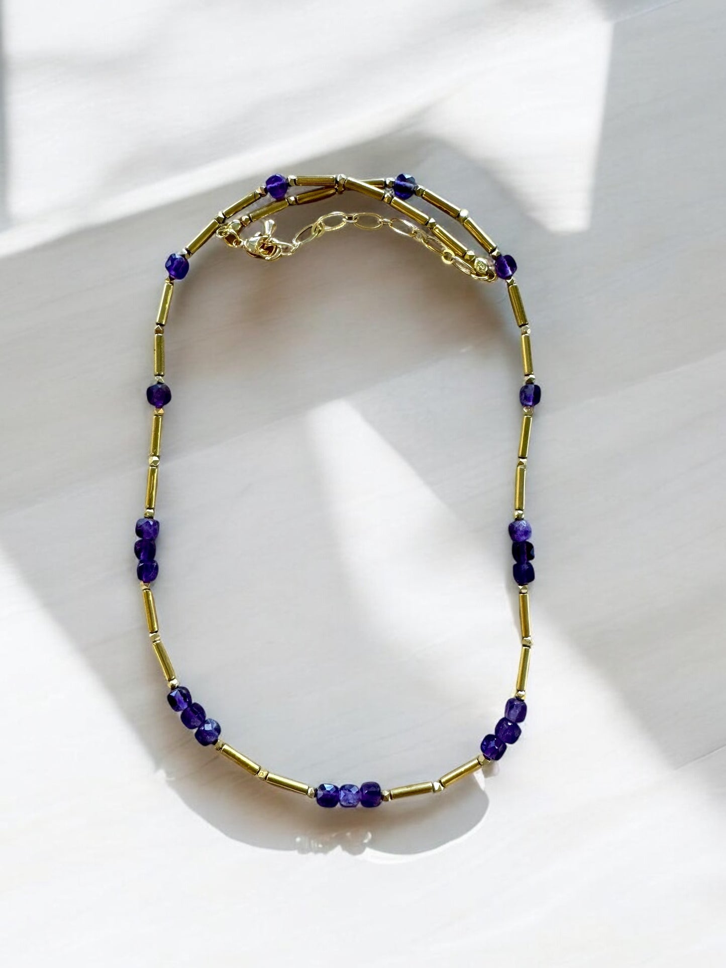 Collier Jasmine en Améthyste