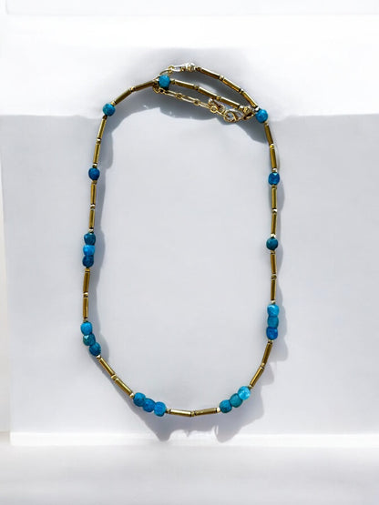 Collier Jasmine en Apatite