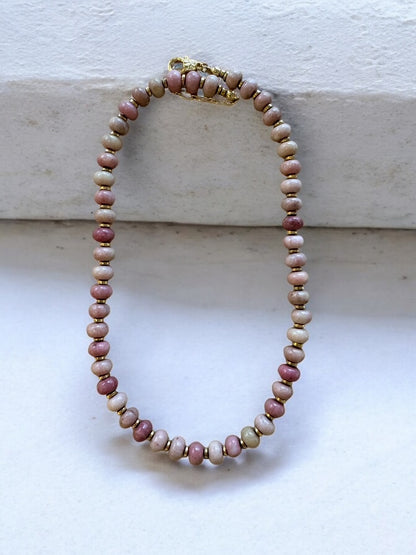 Collier Africa en Rhodonite