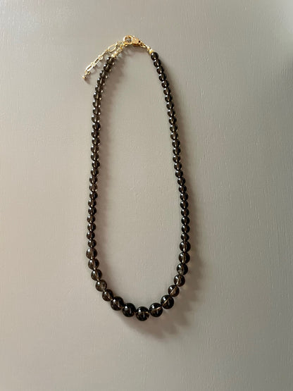 Collier Victoria en Quartz fumé