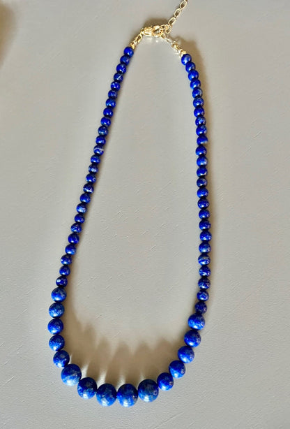 Collier Victoria en Lapis lazuli