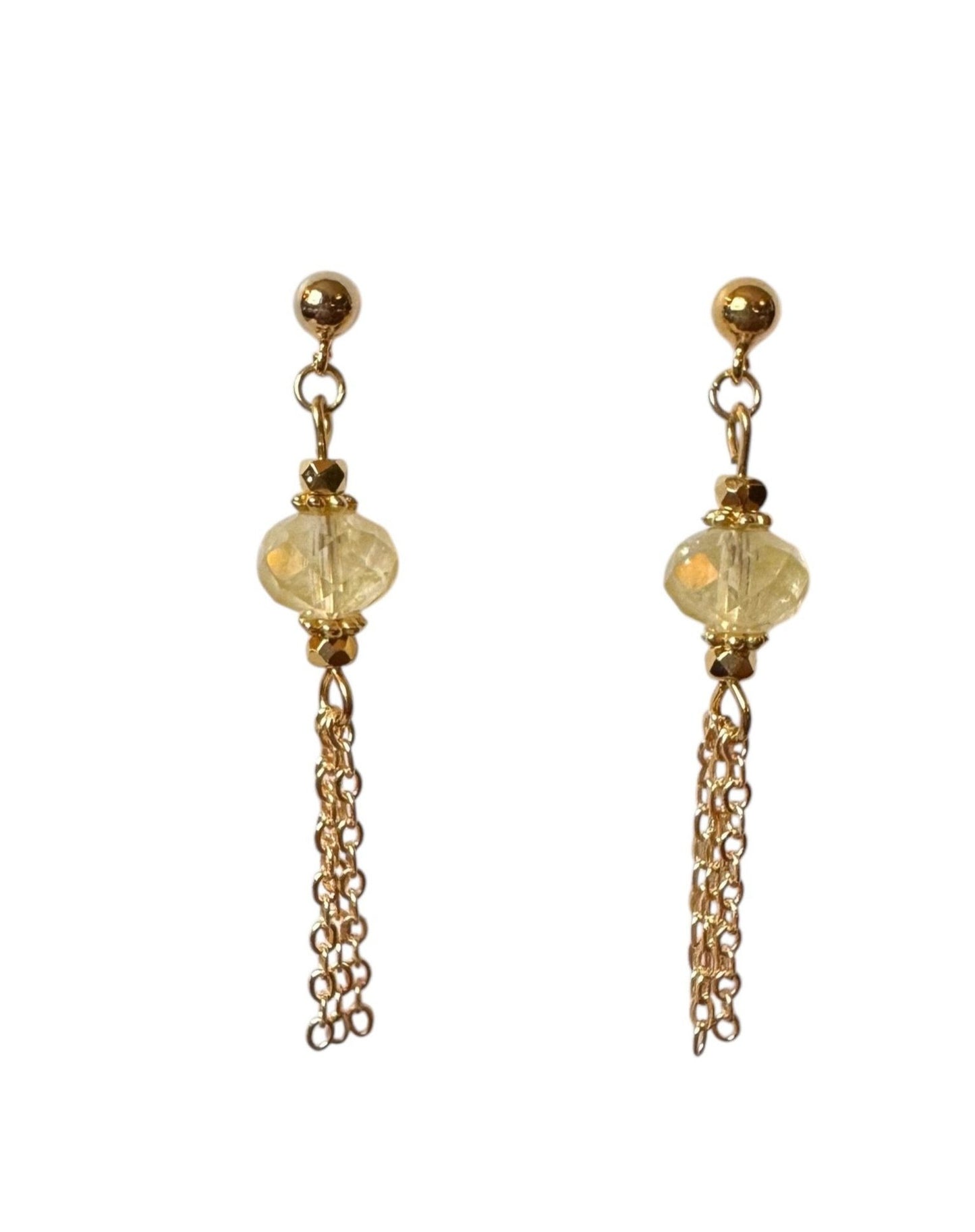 Boucles d'oreilles Bahia en Citrine