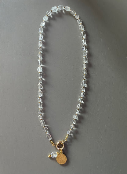 Collier Athena en Cristal de Roche