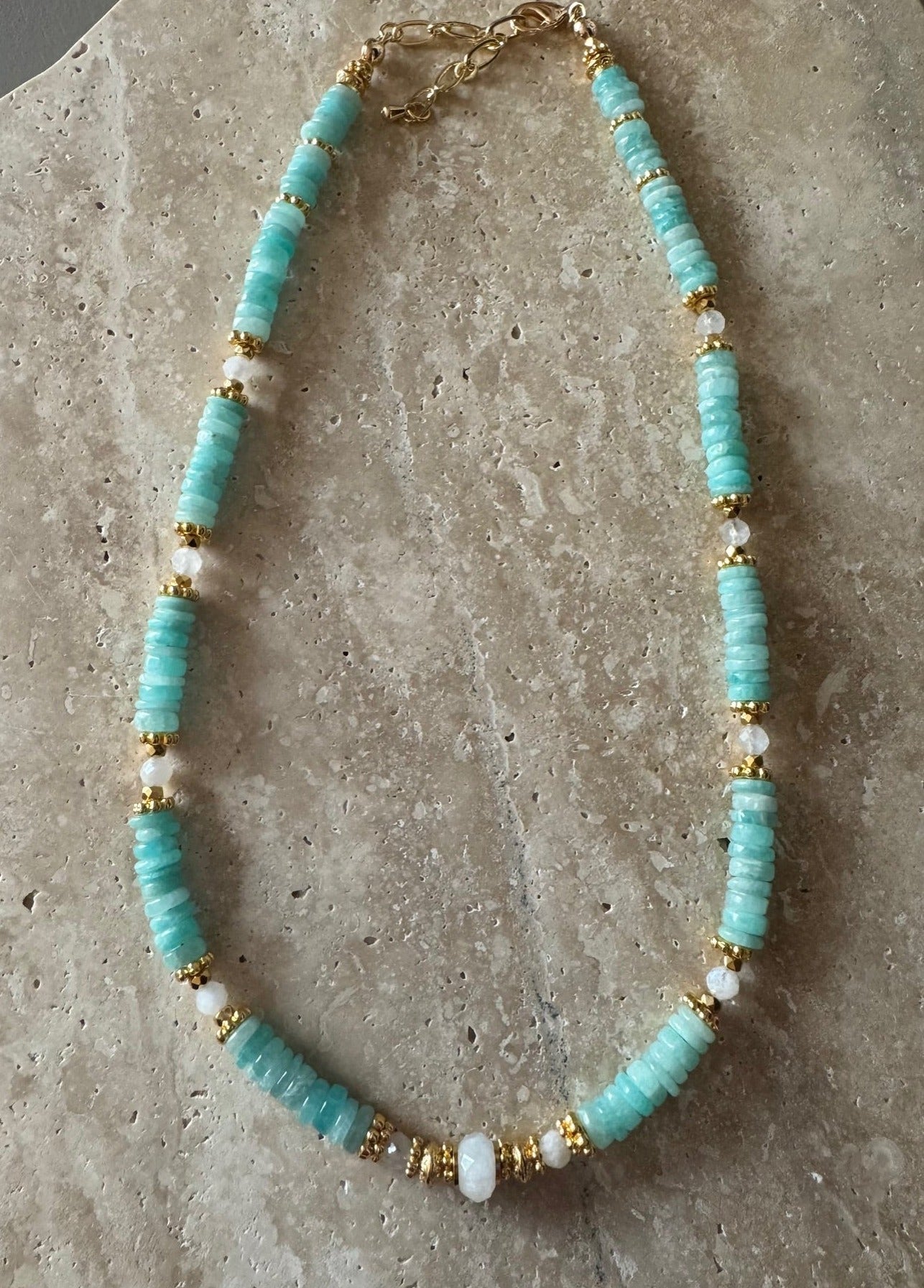 Collier Malibu en Amazonite