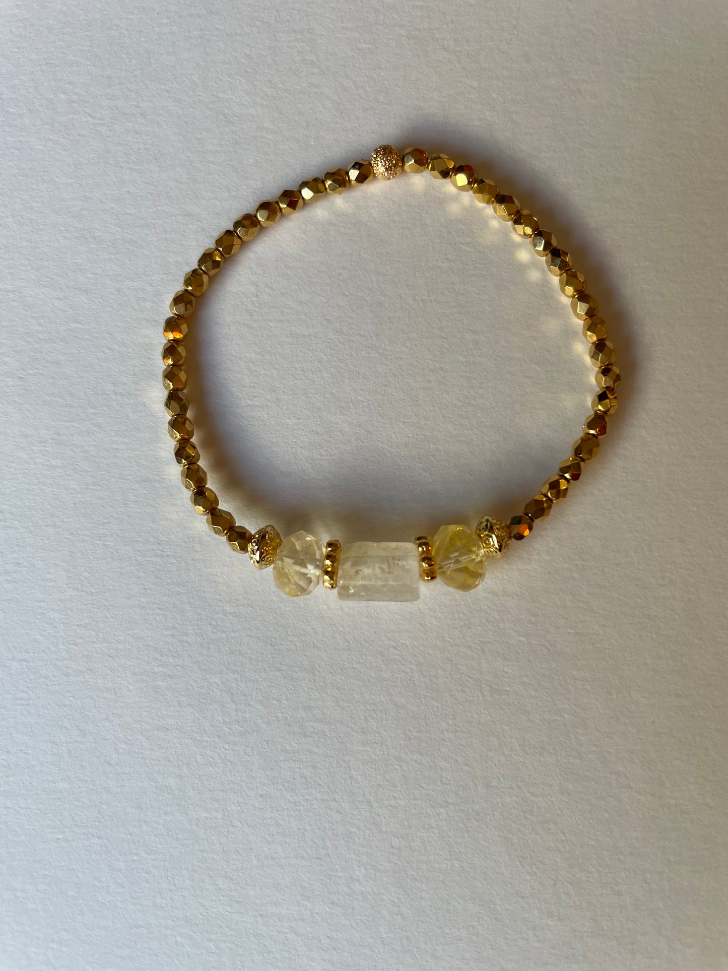 Bracelet Olympe Citrine