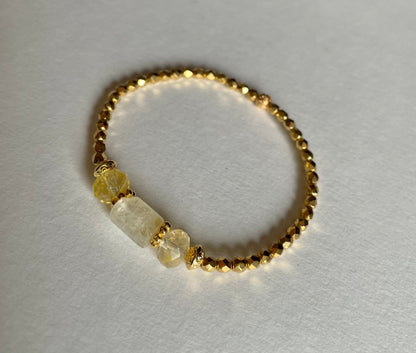 Bracelet Olympe Citrine