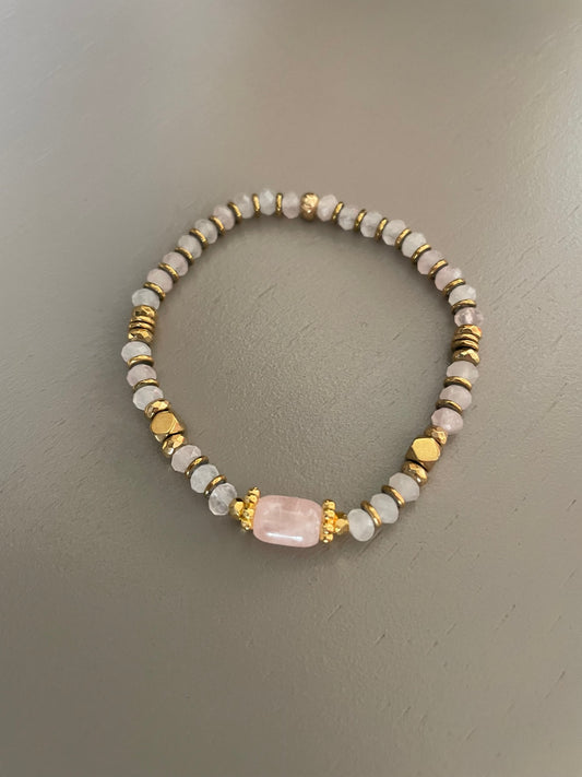 Bracelet Sophia Quartz rose