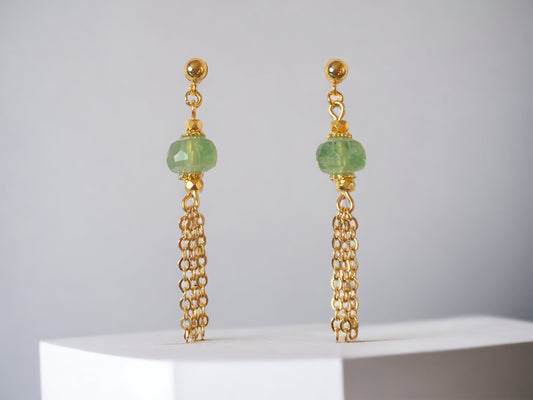 Boucles d'oreilles Bahia en Fluorite