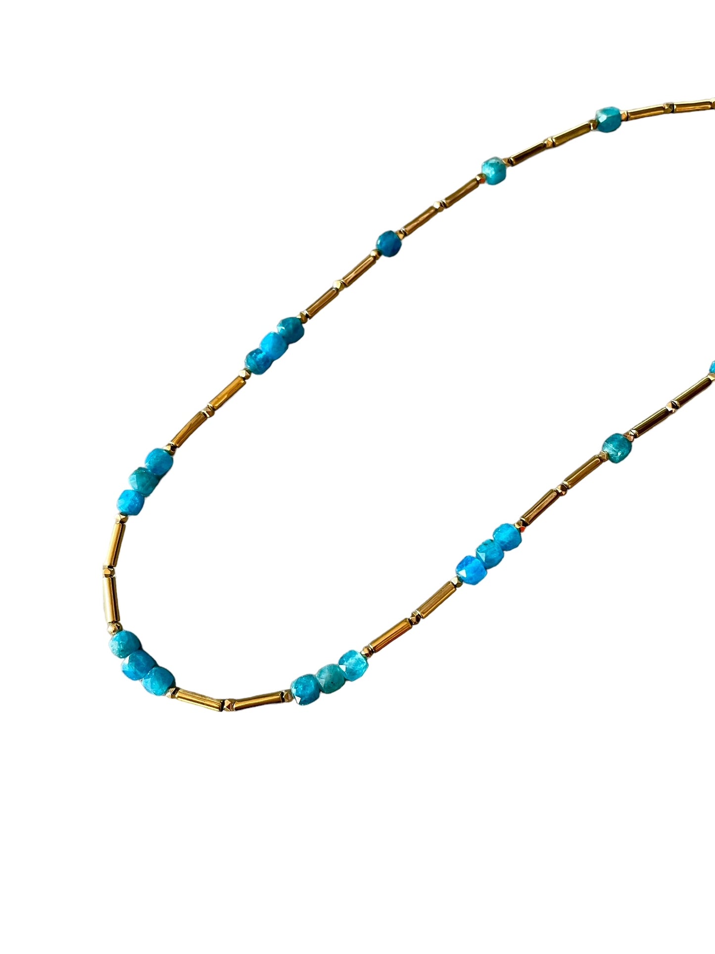 Collier Jasmine en Apatite