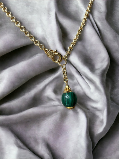 Collier Ipanema en Malachite