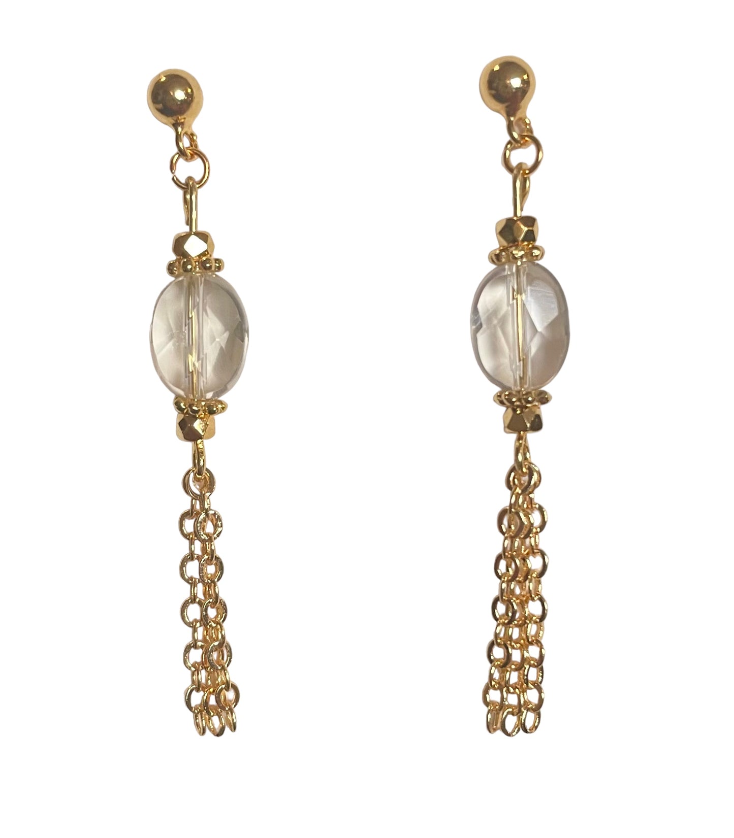 Boucles d'oreilles Bahia en Cristal de Roche