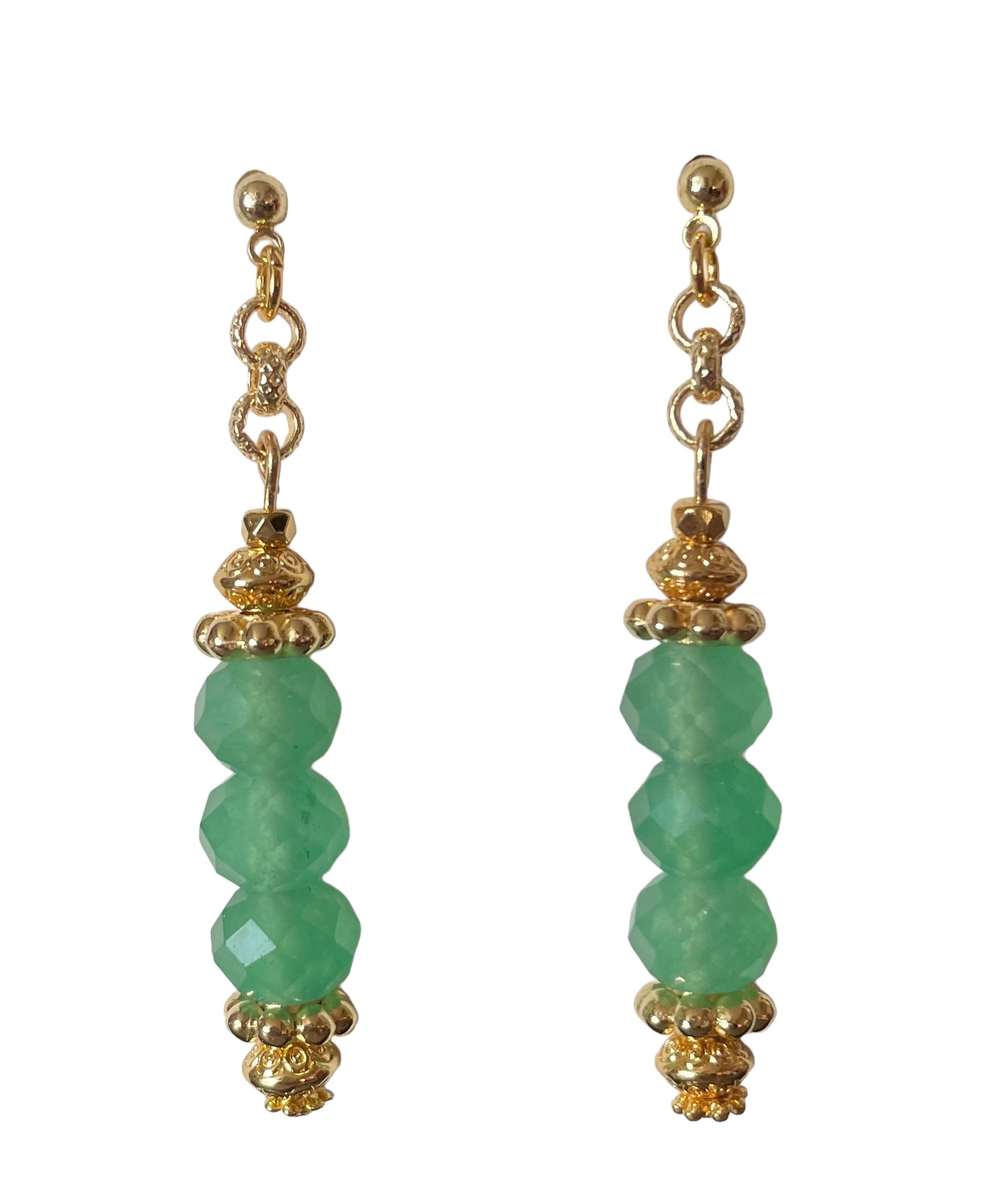 Boucles d'oreilles Sissi en Aventurine