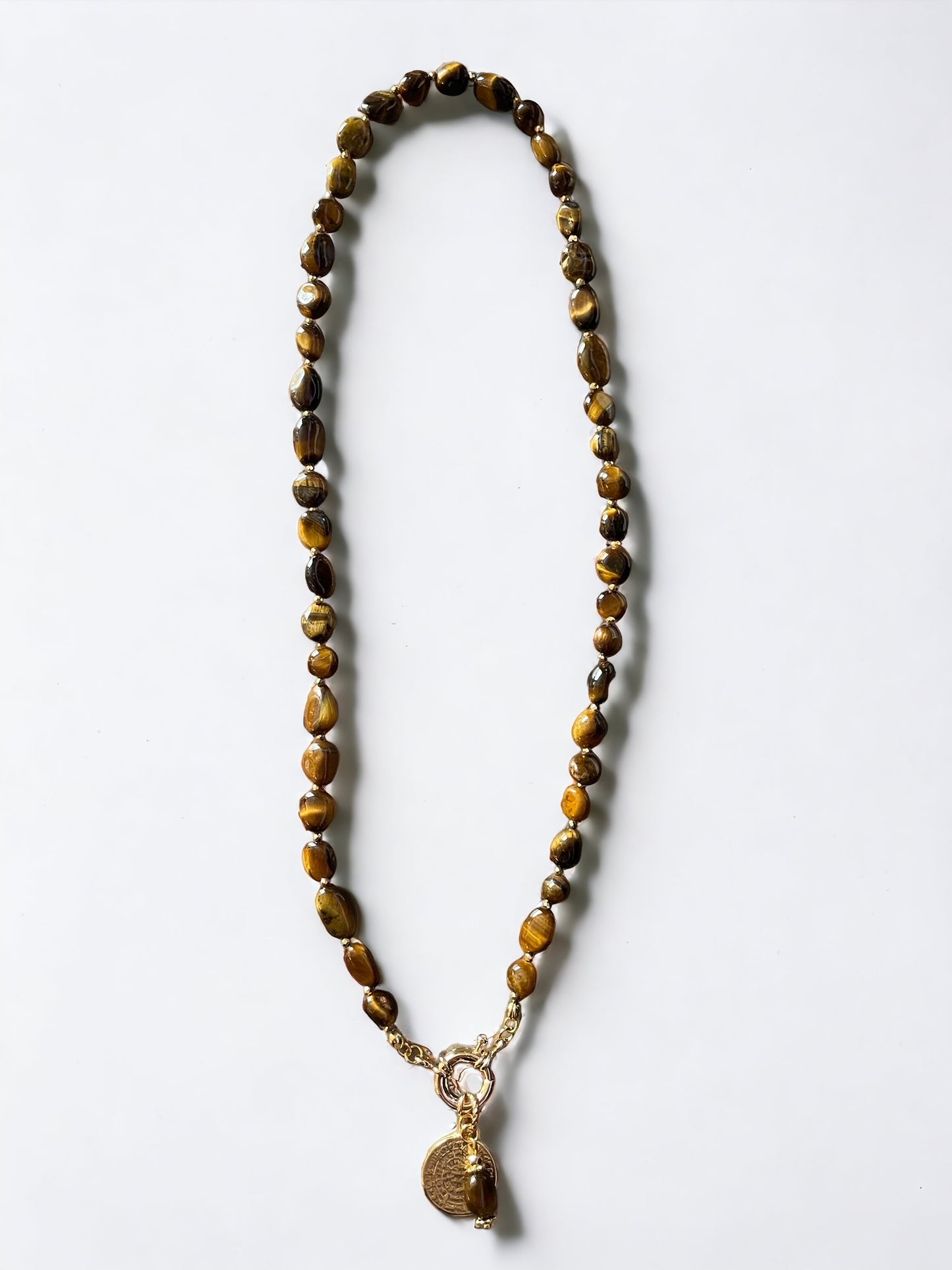 Collier Athena en Oeil de tigre