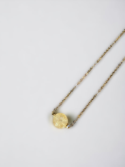 Collier Céleste en Citrine