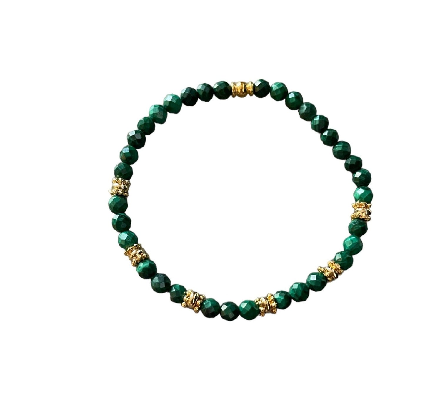 Bracelet Eden en Malachite pierres fines