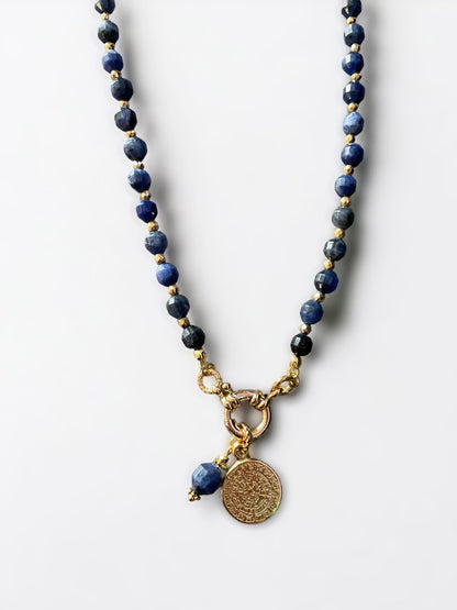 Collier Athena en Sodalite