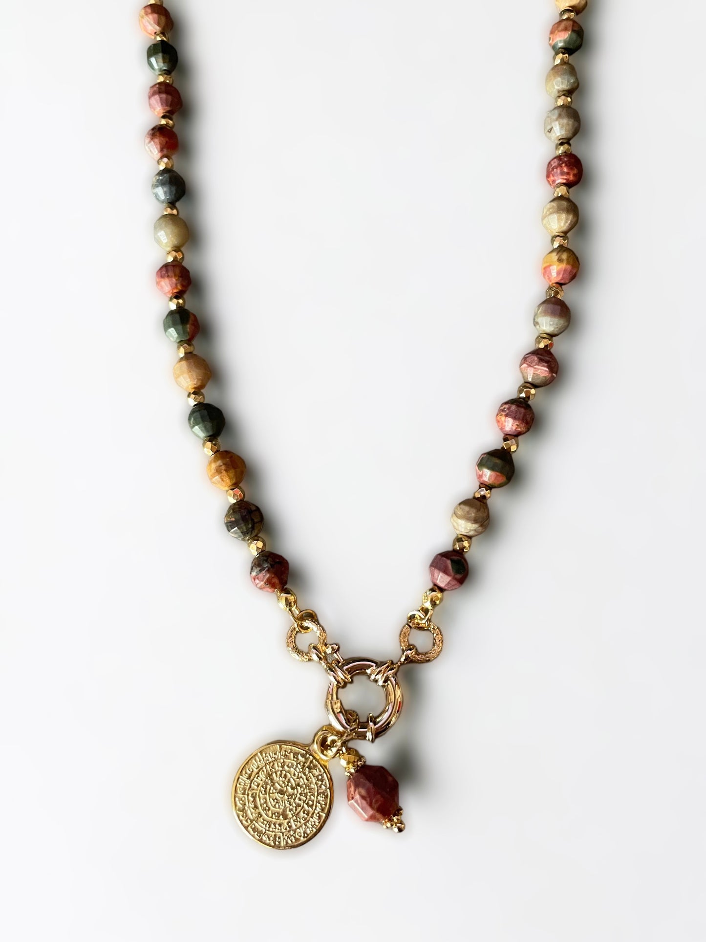 Collier Athena en Jaspe Picasso