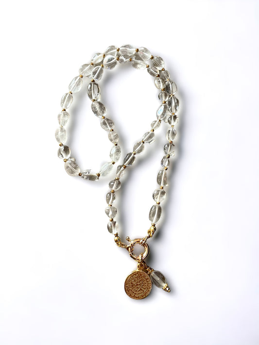 Collier Athena en Cristal de Roche