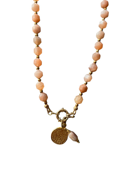 Collier Athena en Pierre de soleil