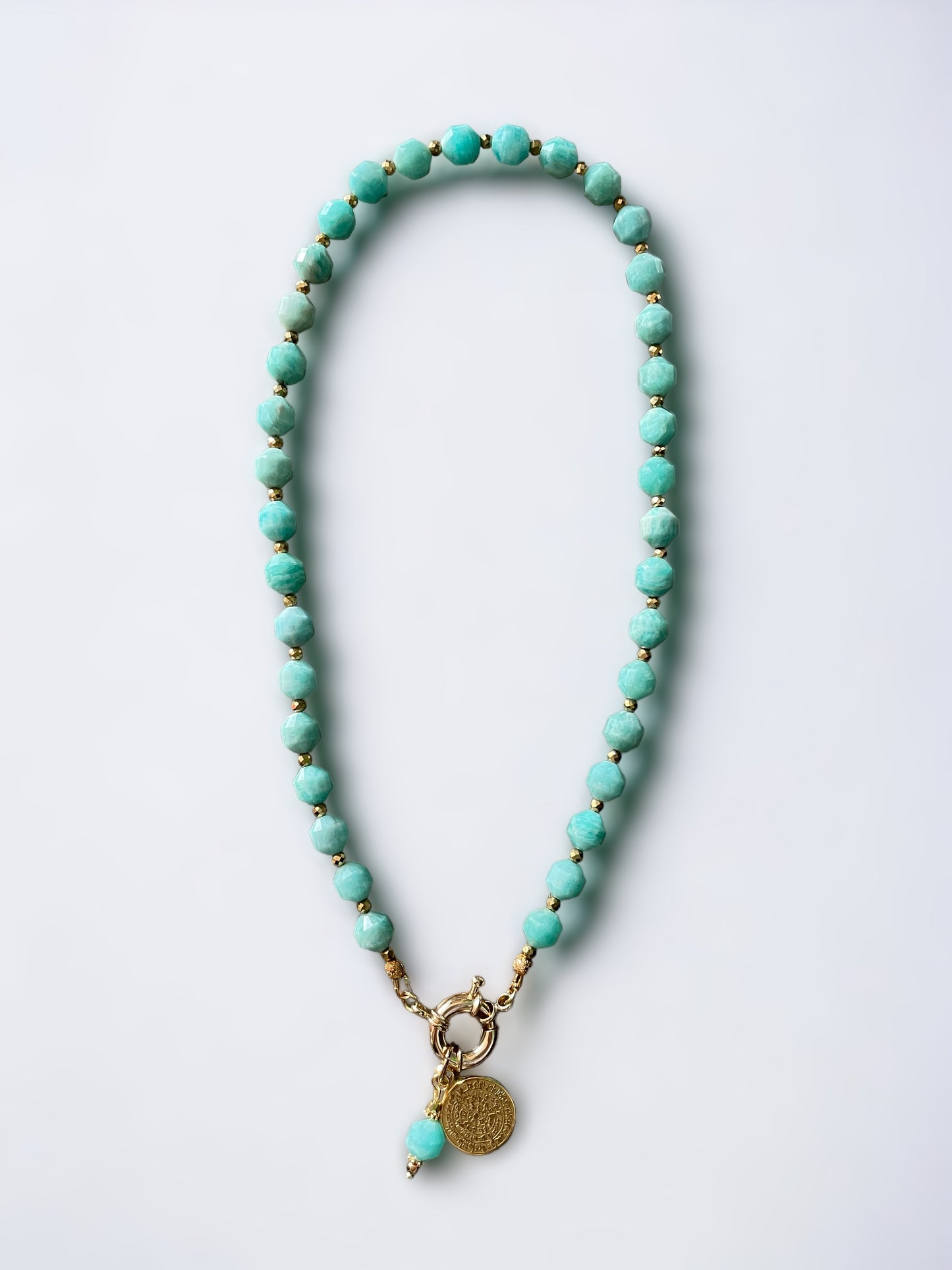 Collier Athena en Amazonite