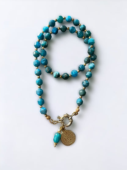 Collier Athena en Apatite