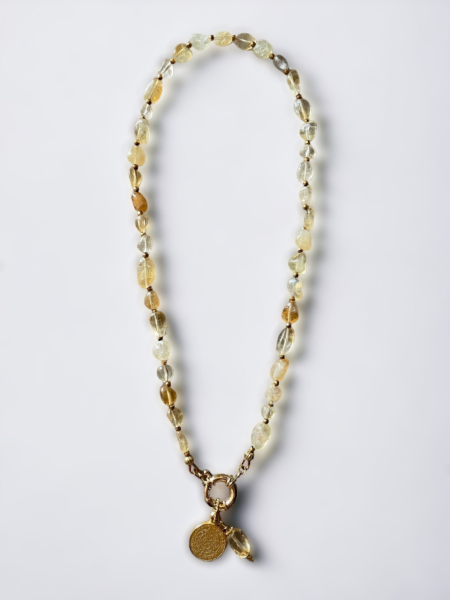 Collier Athena en Citrine