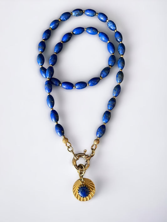 Collier Athena en Lapis Lazuli