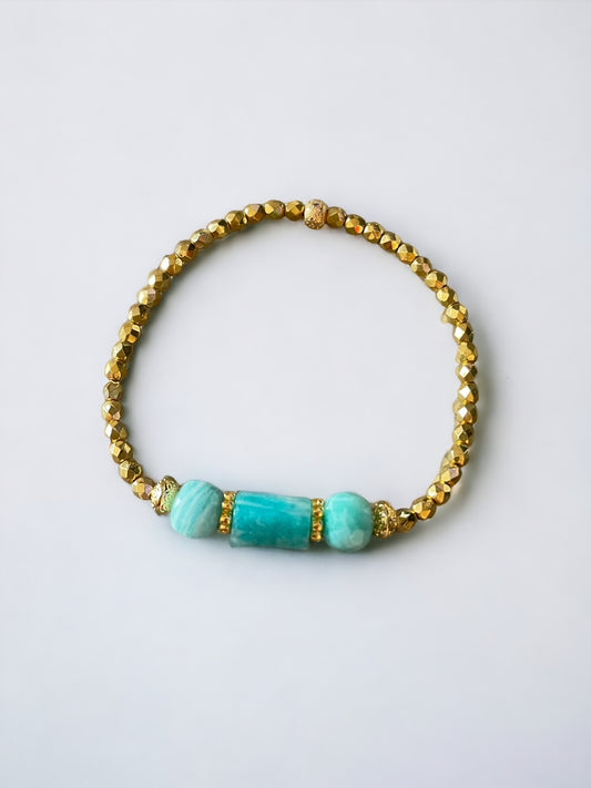 Bracelet Olympe Amazonite